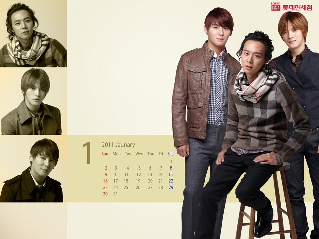 Jyj Lotte 1月カレンダー壁紙 Daily Life Jyj Lotte 1月カレンダー壁紙 Daily Life