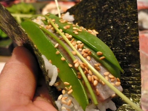 わいわい手巻き viel Spaß mit SUSHI-Rollen_e0112086_23325644.jpg