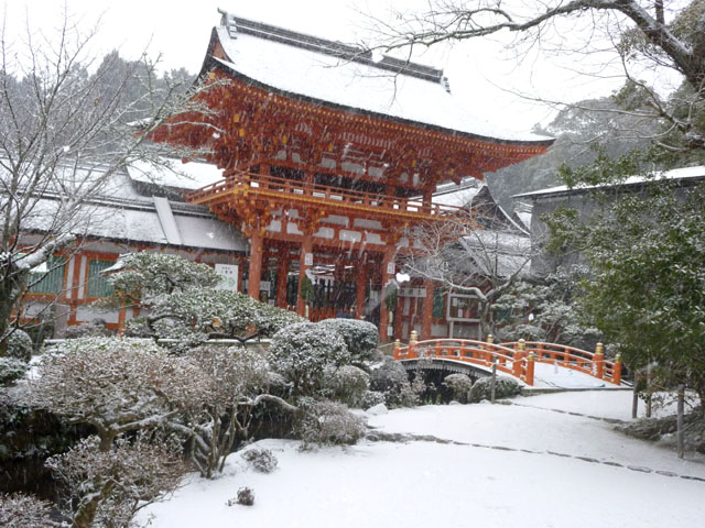 大晦日は大雪 上賀茂神社_e0048413_1892361.jpg