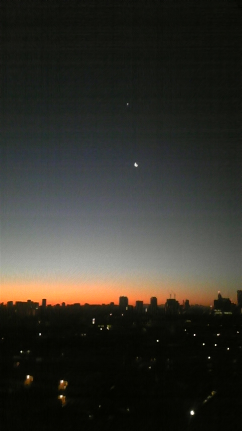 110101 元旦の月&金星_f0164842_2356655.jpg
