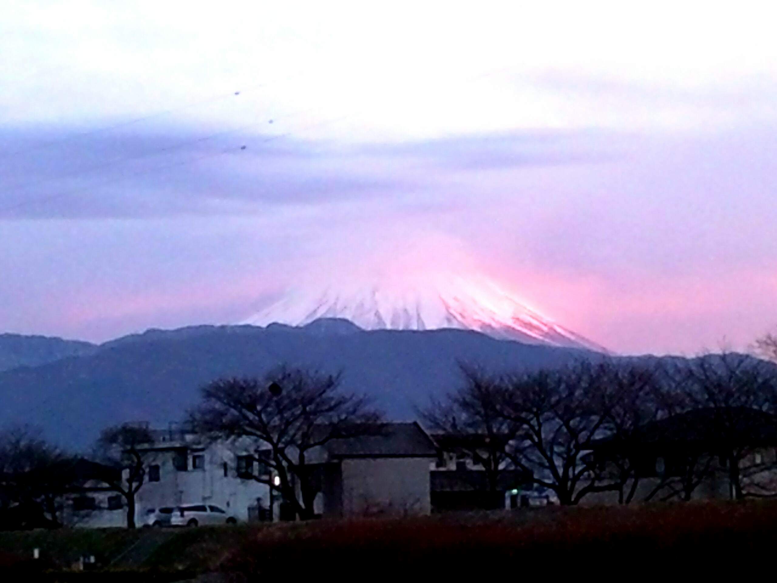 実家から富士山。_f0054969_17291818.jpg