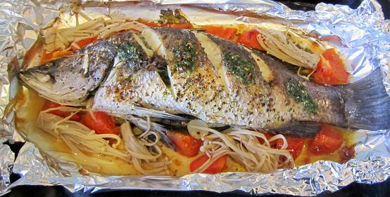 バラマンディの丸ごとハーブ焼き メルボルン美味しい生活