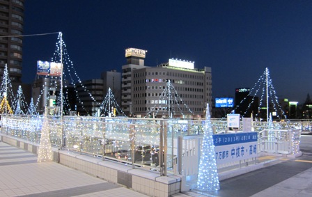 高崎駅東口 イルミネーション 気ままな主婦のおしゃべりカフェ 高崎駅東口 イルミネーション 気ままな主婦のおしゃべりカフェ