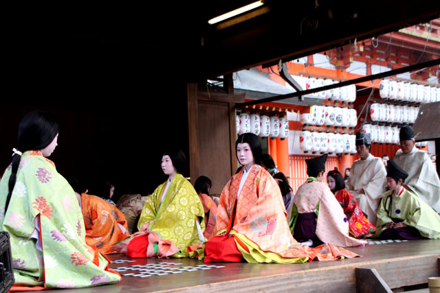 八坂神社　かるた始め式_e0048413_20203054.jpg