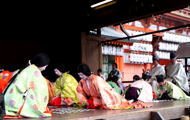 八坂神社 かるた始め式_e0048413_20204554.jpg