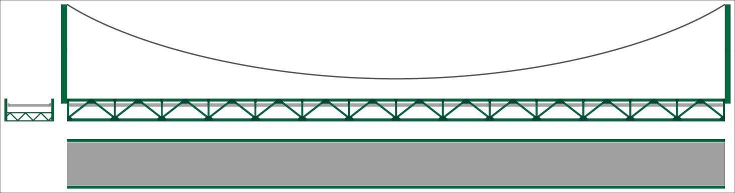 出山の鉄橋前の吊り橋［孝三九橋］の製作１_f0139576_23281771.jpg