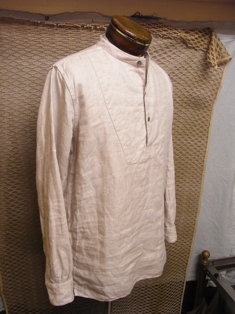 antiqued linen shirt 無地 _f0049745_17592384.jpg