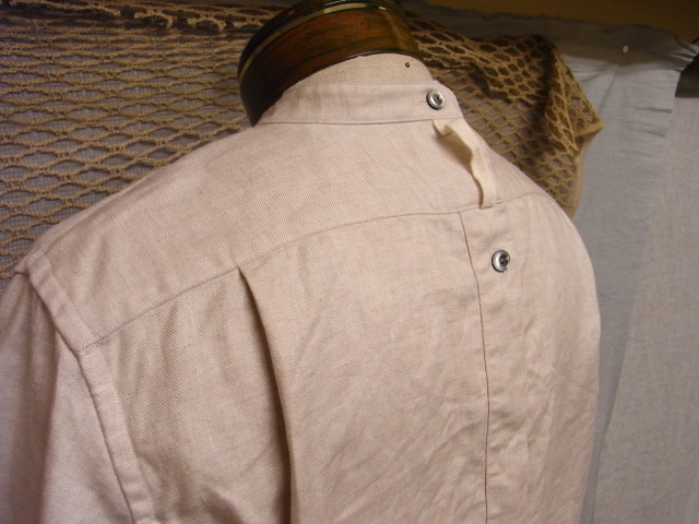 antiqued linen shirt 無地 _f0049745_1804019.jpg