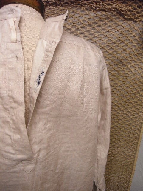 antiqued linen shirt 無地 _f0049745_1805872.jpg