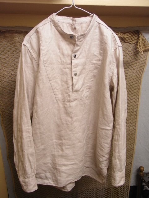 antiqued linen shirt 無地 _f0049745_1812155.jpg