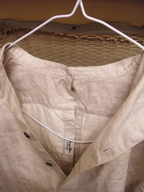 antiqued linen shirt 無地 _f0049745_1824313.jpg