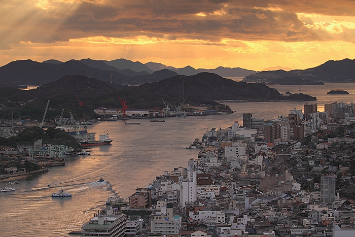 尾道　”浄土寺展望台の夕景”_a0140608_8501859.jpg