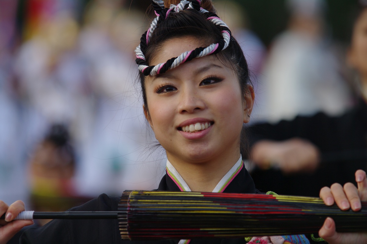 第一回よさこい甲子園（阪急西宮ガーデンズ会場）その１２（ピンクチャイルド）_a0009554_22531436.jpg