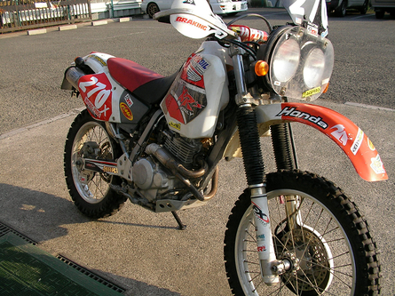 Xr250baja ラリー仕様 ピットクルー 和田ぽんの泥日記