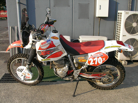 Xr250baja ラリー仕様 ピットクルー 和田ぽんの泥日記