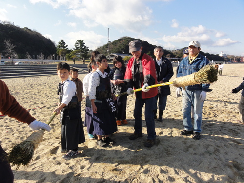 [２０１１新春里海まつり]　in　「とんど焼き」_c0108460_18251356.jpg