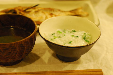 七草粥_d0091671_19122036.jpg