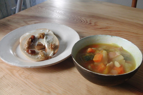 色々野菜のあったかスープ_b0205379_12591682.jpg