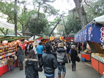 初詣2011　住吉大社で露店めぐり_e0173645_11113533.jpg