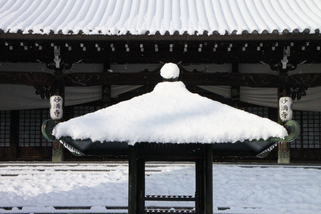 雪景色 妙満寺_e0048413_17563935.jpg