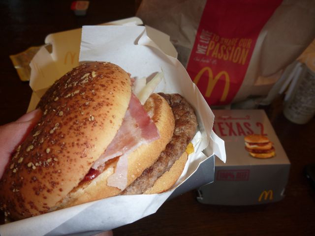 マクドナルド テキサス2バーガー_b0054727_20524287.jpg