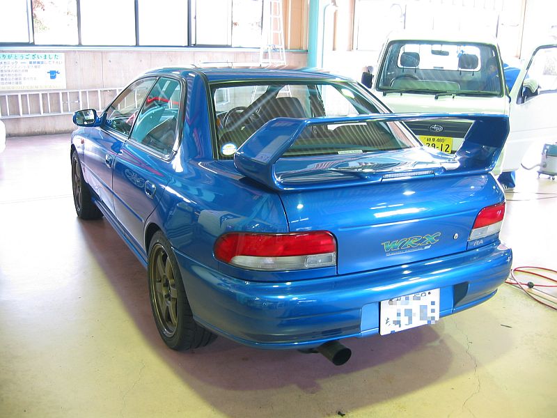 二式水上戦闘機とGC8型インプレッサ_f0076731_1823225.jpg