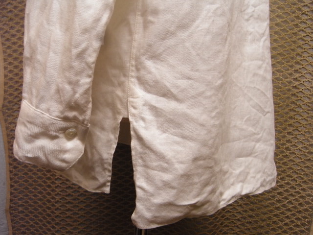 antiqued linen shirt 無地 _f0049745_19563087.jpg