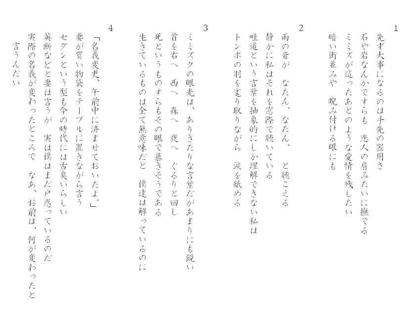 Tamura Daisuke 詩のブログ