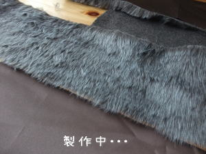 ファーのちょっと大人なマフラー製作中 ^^♪_f0023333_21233481.jpg