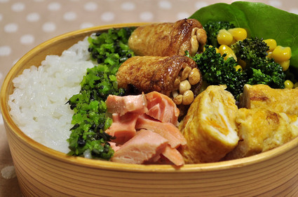 油揚げ巻きの照り焼き弁当_b0171098_7143913.jpg