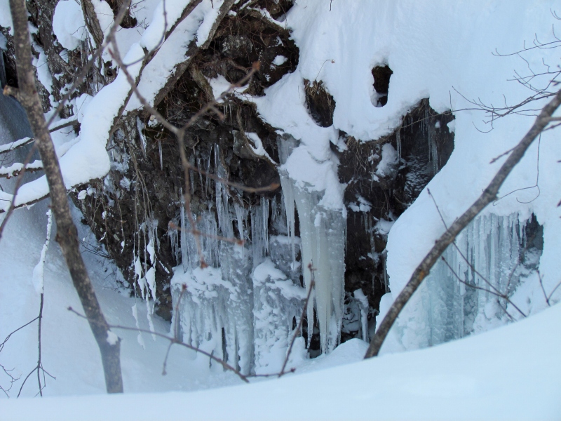 新雪の平和の滝　　110113_c0183777_1512465.jpg