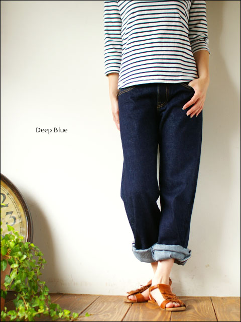 Deep Blue [ディープブルー] 甘織セルビッチデニムストレートパンツ[ONE WASH] 73190_f0051306_18384085.jpg