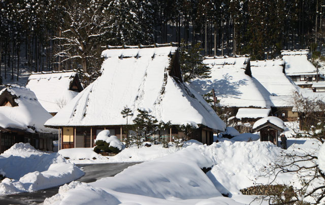美山 かやぶきの里 雪景色2_e0048413_12532795.jpg