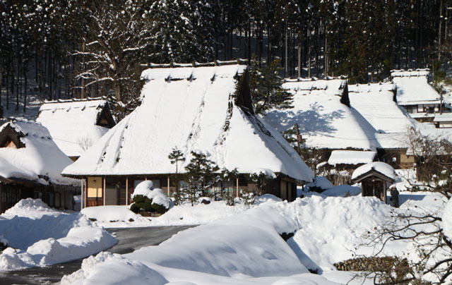 美山　かやぶきの里　雪景色2_e0048413_12532795.jpg