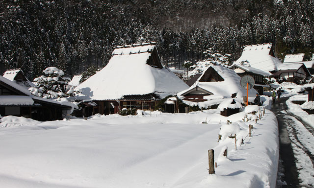美山　かやぶきの里　雪景色2_e0048413_1254730.jpg