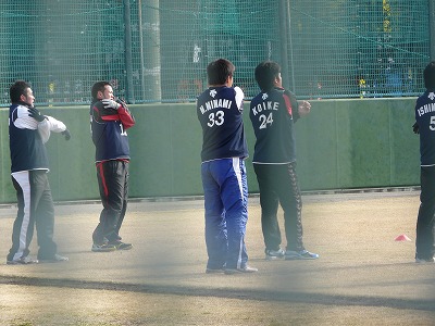 ロッテ新人自主トレ・・・1月14日前半_b0166128_203042100.jpg