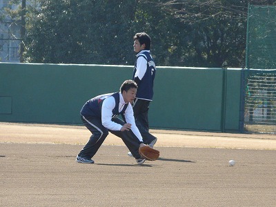 ロッテ新人自主トレ・・・1月14日前半_b0166128_9493781.jpg