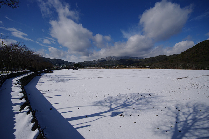 雪の広沢池･嵯峨鳥居本･愛宕念仏寺．．．_f0152550_2256479.jpg