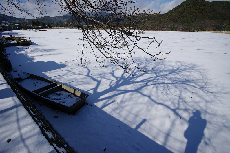 雪の広沢池･嵯峨鳥居本･愛宕念仏寺．．．_f0152550_22565215.jpg