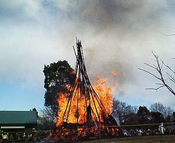 2011年八王子小山内裏公園の「どんど焼き」炎すごっ！_c0014187_22342468.jpg