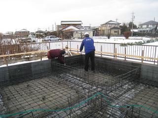 「和田の家」配筋検査_b0179213_1834730.jpg