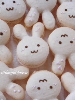 マカロンのうさぎちゃん。・* : Heartful Sweets