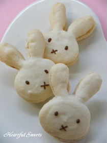 マカロンのうさぎちゃん。・* : Heartful Sweets
