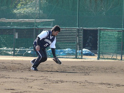 ロッテ新人自主トレ・・・1月19日前半_b0166128_2001654.jpg