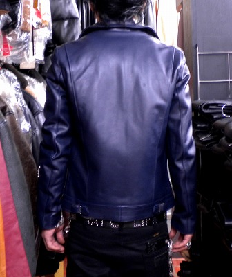 Hakuraido Leather Collection -vol.2 Tight Fit Cyclone Navy