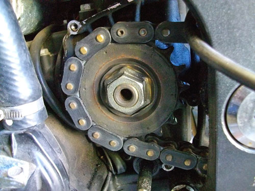 コンバート例】ZX-12Rのチェーンコンバート作業が完了♪ : バイク