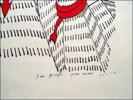 フォロンのシルクスクリーン版画「Jungle des Villes フォロンのシルクスクリーン版画「Jungle des Villes