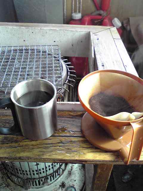 山頂モーニングコーヒー_c0183104_9552756.jpg