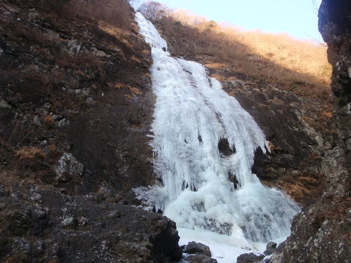 アイスクライミング　ＩＮ　千波の滝_c0206900_045294.jpg