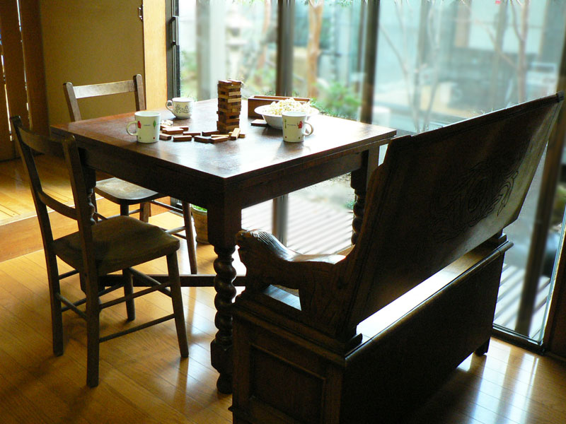 Vol 19 変わらないもの モンクスベンチ ドローリーフテーブル Antique Styling By Pancada